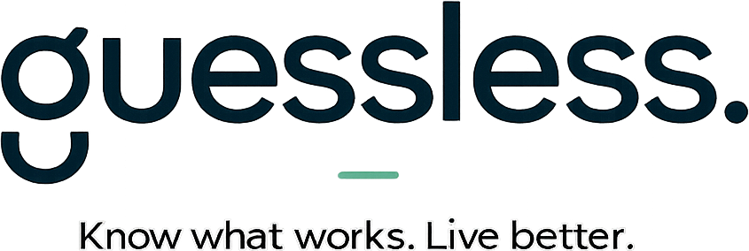 guessless. – Know what works. Live better.